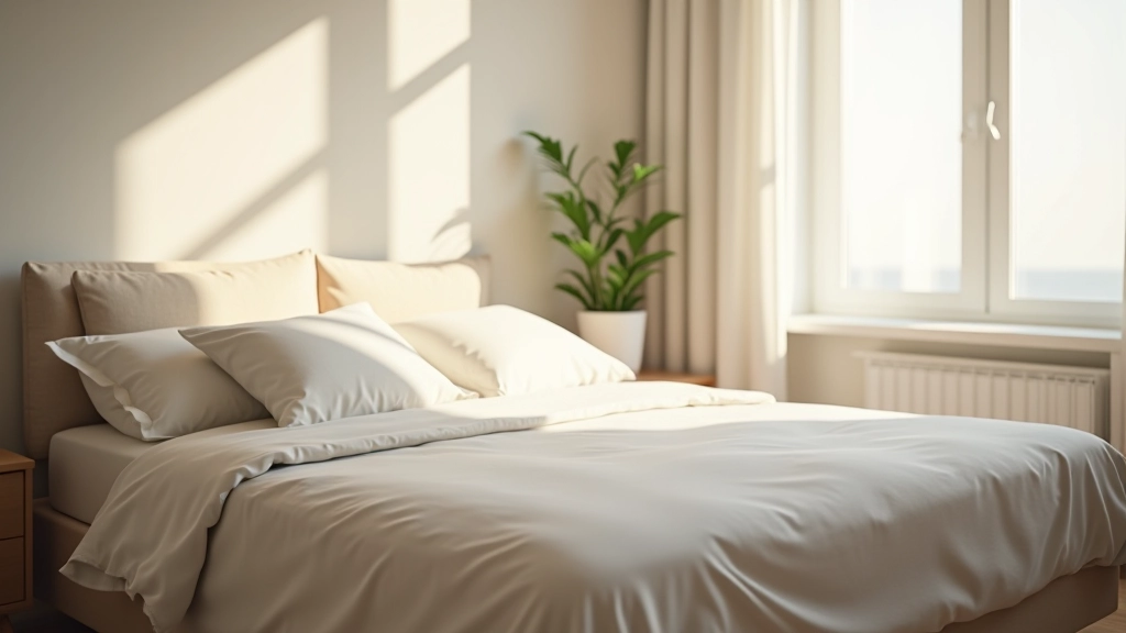 Comfortable bedroom with quality mattress